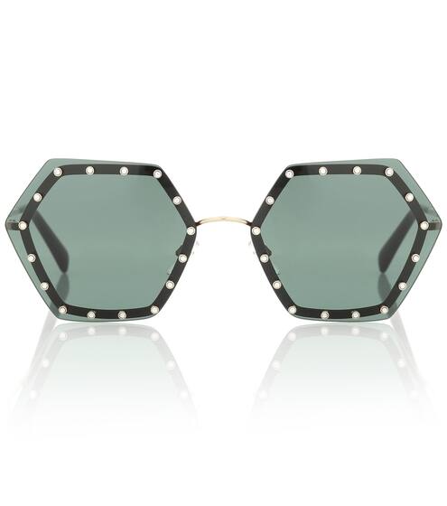 Crystal-embellished sunglasses | Valentino