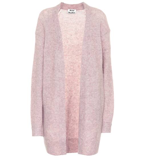 Raya wool and mohair-blend cardigan | Acne Studios