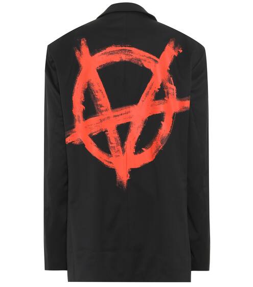 Double-breasted wool-twill blazer | Vetements