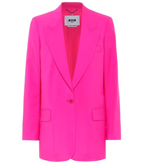 Virgin wool blazer | MSGM