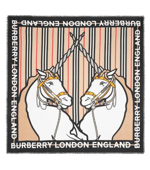 Schal aus Baumwolle und Seide | Burberry Kids