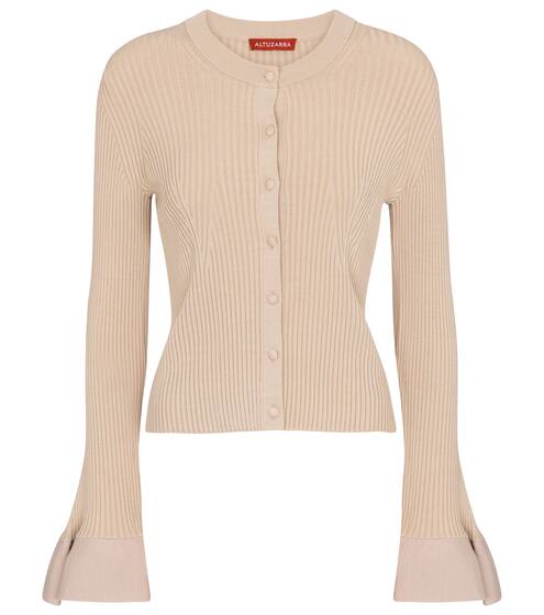 Ayanna ribbed-knit cardigan | Altuzarra