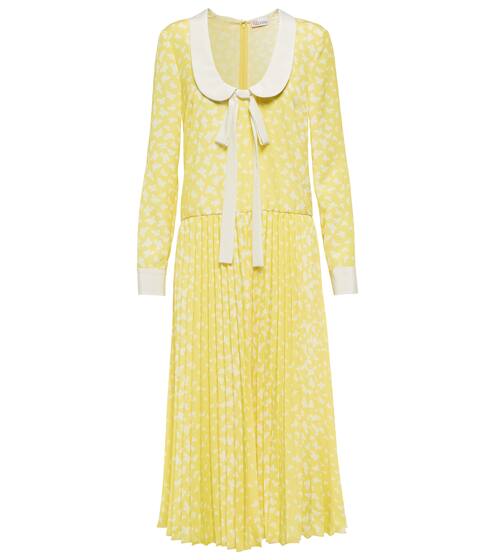 REDValentino May Lily Motif Light Taffeta Dress - Short Dress for Women |  REDValentino E-Store