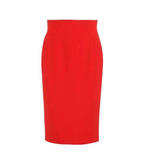 Crêpe pencil skirt | Alexander McQueen