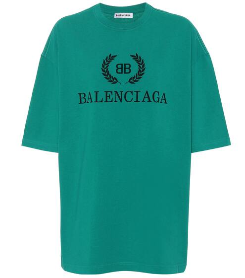 Printed cotton T-shirt | Balenciaga