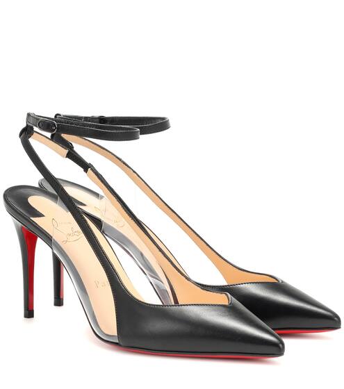 Optichoc 85 slingback leather pumps | Christian Louboutin
