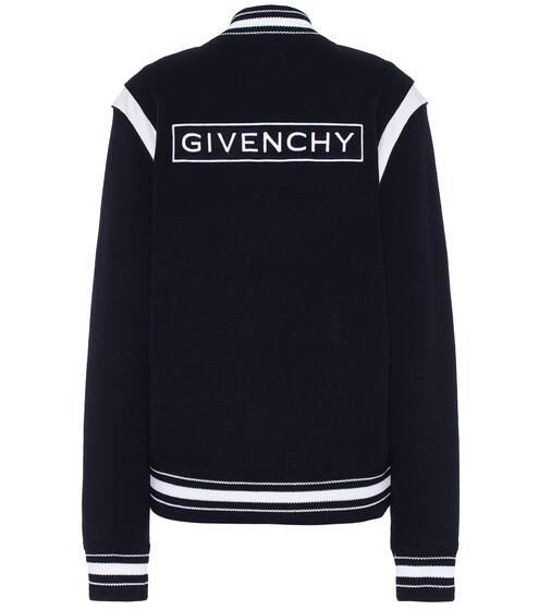 Appliquéd wool bomber jacket | Givenchy