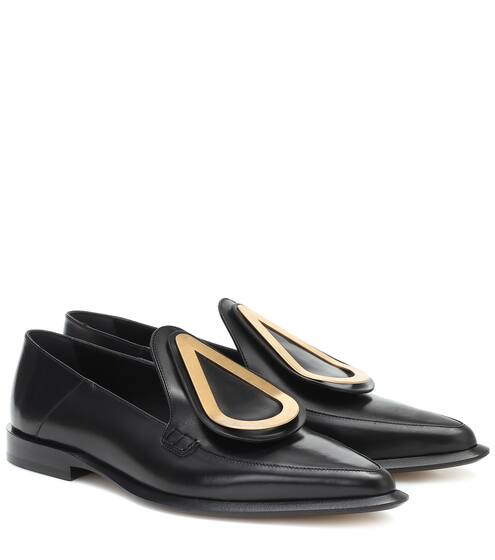 Drop leather loafers | Loewe
