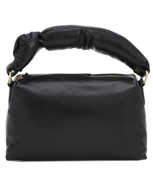 Medium padded leather tote | Dries Van Noten
