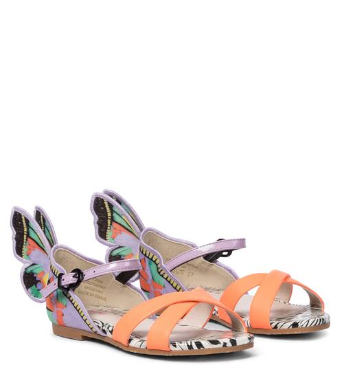 Chiara leather-trimmed sandals | Sophia Webster Mini