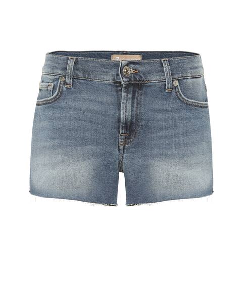 Mid-rise denim shorts | 7 For All Mankind