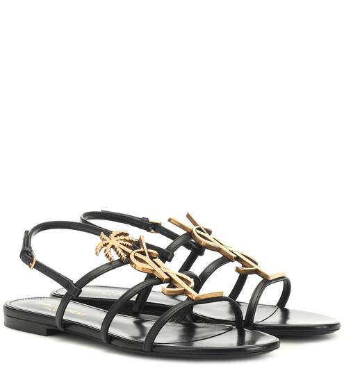 Cassandra 05 leather sandals | Saint Laurent