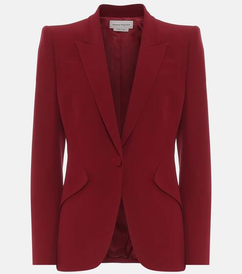 Exclusive to Mytheresa – Crêpe blazer | Alexander McQueen