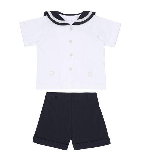 Baby Sailor shirt and shorts set | Rachel Riley