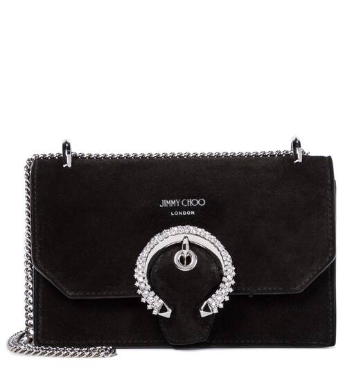 Paris Small suede crossbody bag | Jimmy Choo