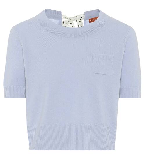 Tuileries cropped wool-blend sweater | Altuzarra