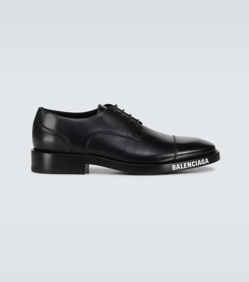Bedruckte Schnürschuhe aus Leder | Balenciaga