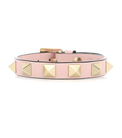 Valentino Garavani Rockstud leather bracelet | Valentino