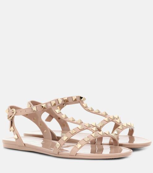 Valentino Garavani Rockstud jelly sandals | Valentino
