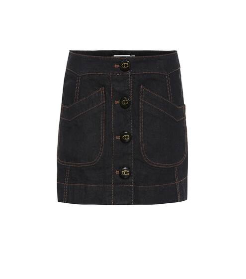 Denim miniskirt | Coach