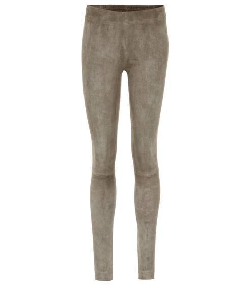 Moto suede leggings | The Row