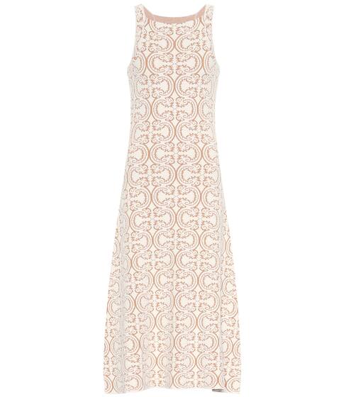 Cotton-blend knit dress | Jil Sander