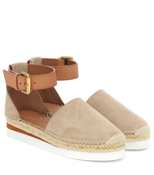 Suede and leather espadrilles | See By Chloé