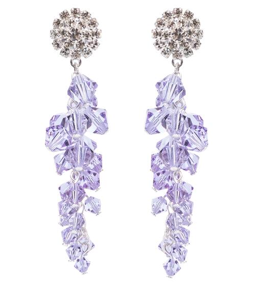 Coneflower crystal-embellished earrings | Magda Butrym