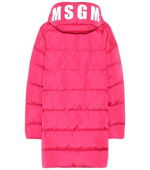 Quilted down coat | MSGM
