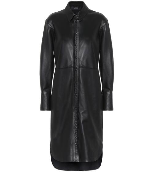 Leather shirt dress | Joseph