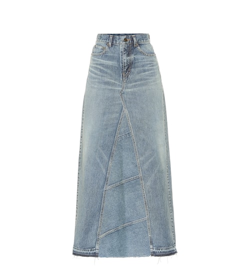 designer denim skirt
