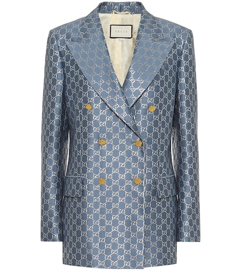 GG wool and silk lamé blazer | Gucci