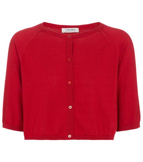 Orlanda cropped cotton cardigan | S Max Mara