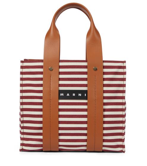 Burton Small striped canvas tote | Marni