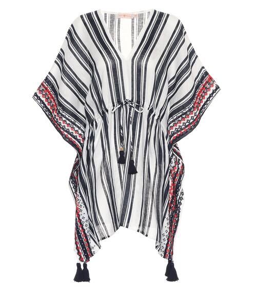 Striped linen cover-up | Tory Burch
