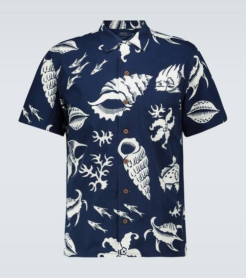 قميص من القطن بطبعات Hawaii sea | Polo Ralph Lauren