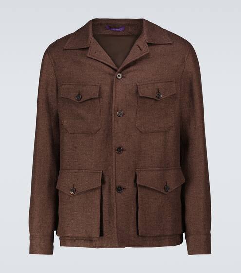 Snowdon linen and silk jacket | Ralph Lauren Purple Label