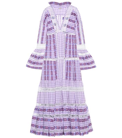 Embroidered cotton maxi dress | Dodo Bar Or