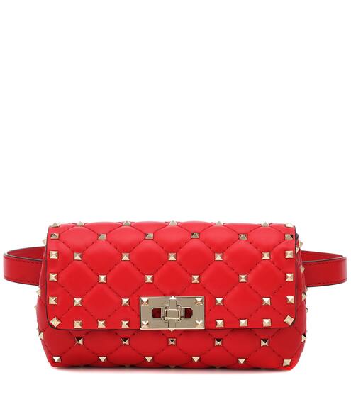 Valentino Garavani Rockstud Spike leather belt bag | Valentino