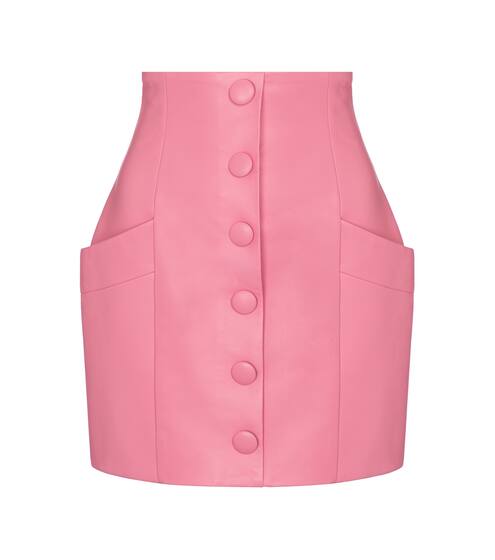 Leather miniskirt | Balmain