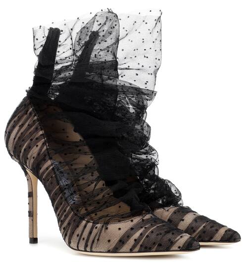 Pumps Lavish 100 con tulle | Jimmy Choo