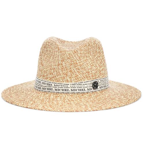 Henrietta straw fedora | Maison Michel