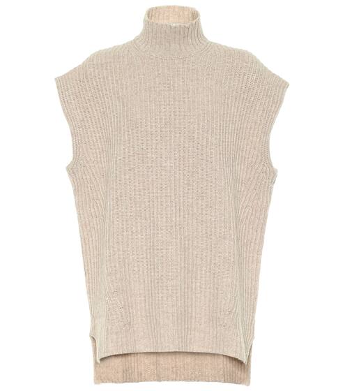 Wool-blend turtleneck vest | Ganni