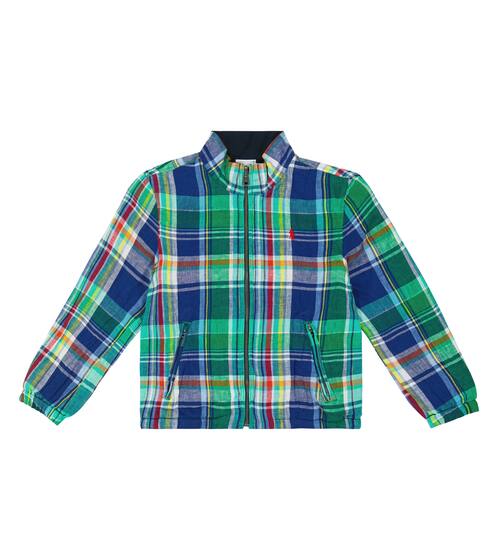 Reversible cotton and linen jacket | Polo Ralph Lauren Kids