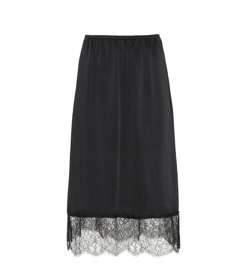 Lace hem skirt | Valentino