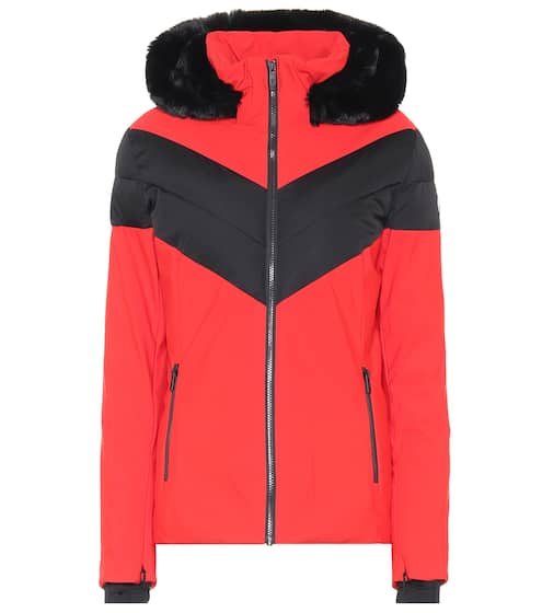 Anne faux fur-trimmed ski jacket | Fusalp