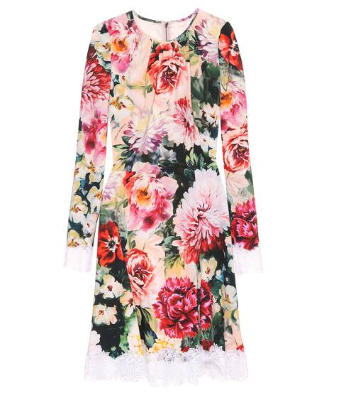 Minikleid aus Crêpe | Dolce & Gabbana