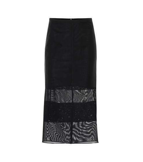 Mesh pencil skirt | Mugler