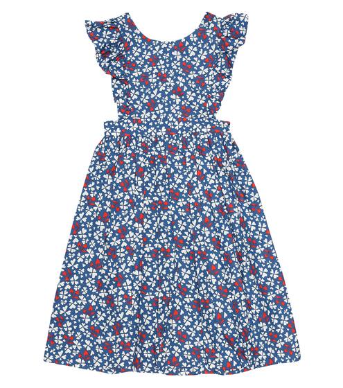 Empire printed cotton dress | Bonpoint