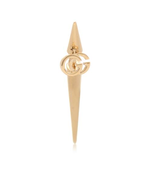 GG 18kt gold single earring | Gucci